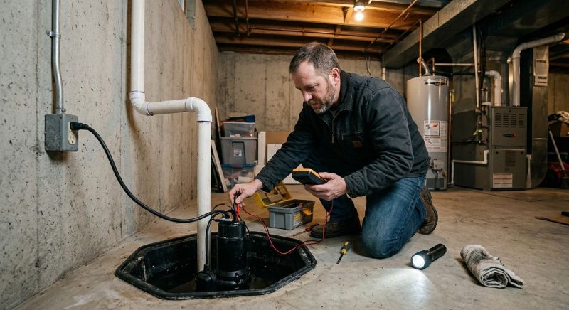 Basement Sump Pump Service in Manchester, NH