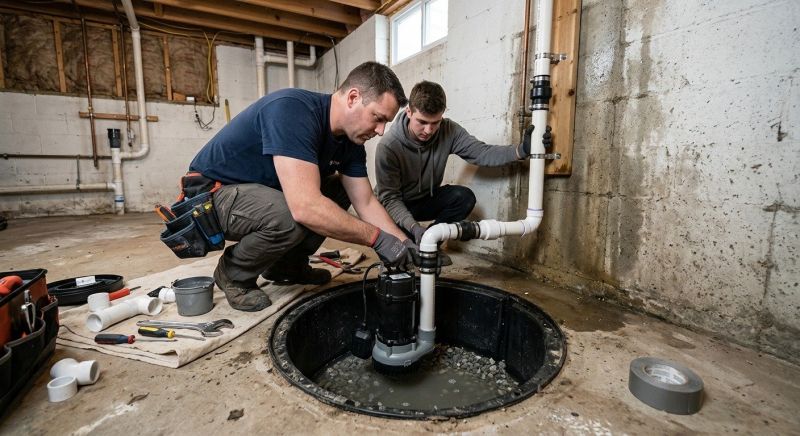 Sump Pump Installation in Boston, MA