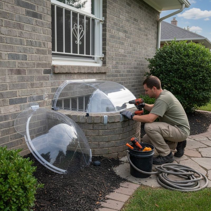 Window Well Cover Installation in Denver, CO