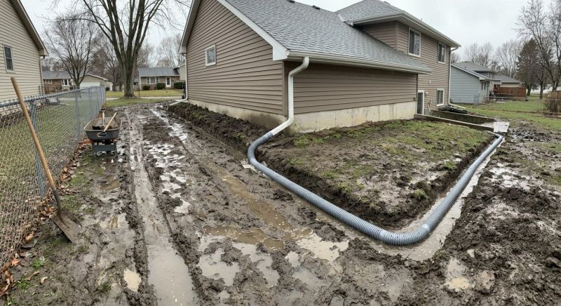 Yard Drainage Improvement in Tuscaloosa, AL