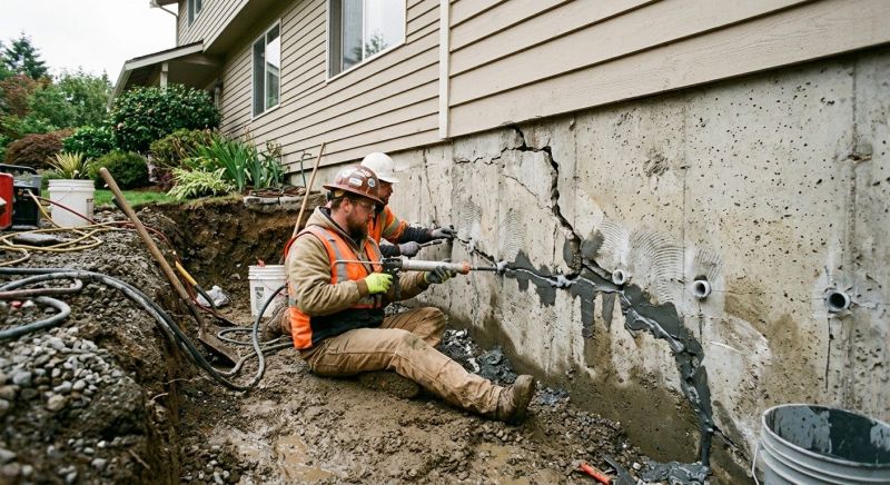 Basement Crack Repair in Columbus, OH