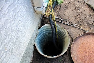 Basement Drainage Installation in Warwick, RI