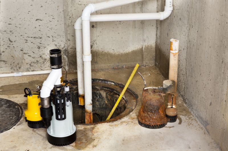 Basement Drainage Installation in West Des Moines, IA