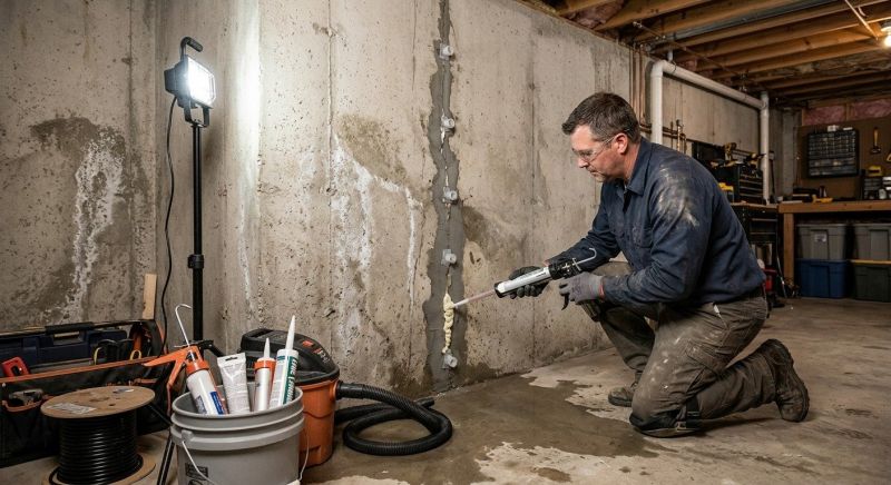 Basement Seepage Repair in Sarasota, FL