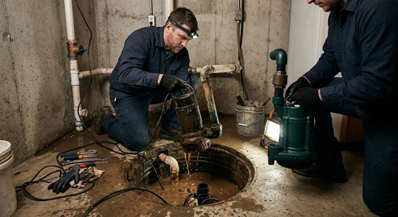 Basement Sump Pump Service in Providence, RI