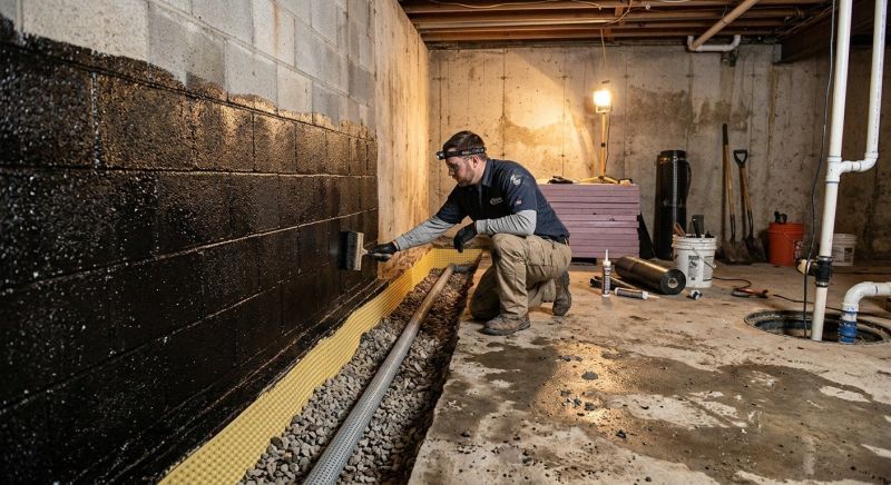 Basement Walls Waterproofing in Columbus, OH