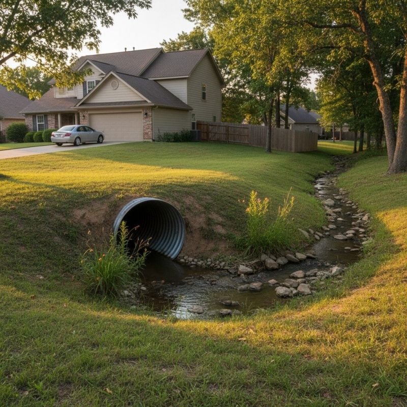 Drainage Culvert Installation in Tuscaloosa, AL