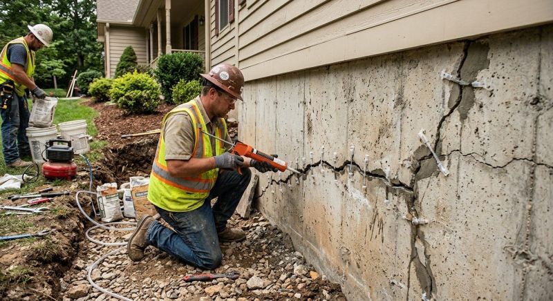 Foundation Crack Sealing in Sarasota, FL