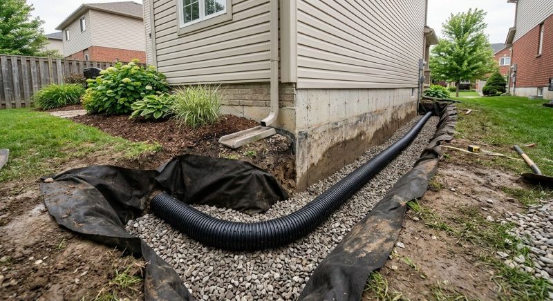 Foundation Drain Installation in Tuscaloosa, AL