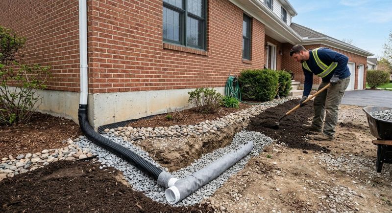 French Drain Clearing in Tuscaloosa, AL