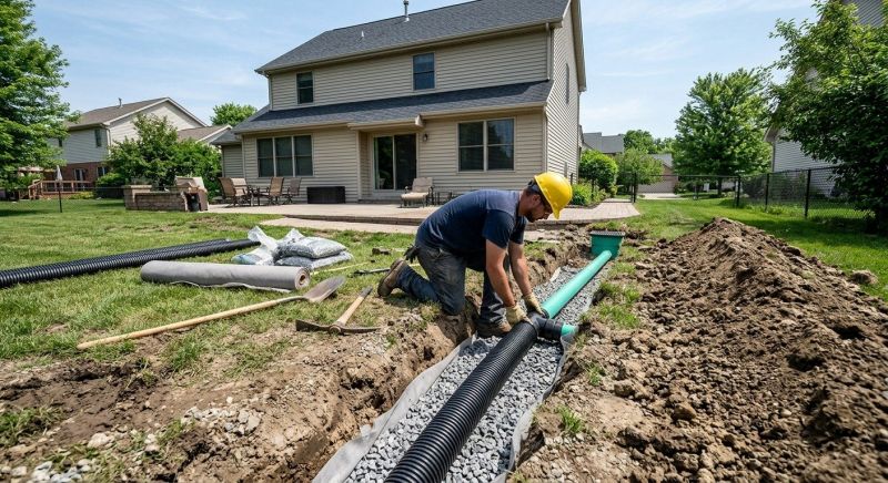 Garden Drainage Installation in Tuscaloosa, AL