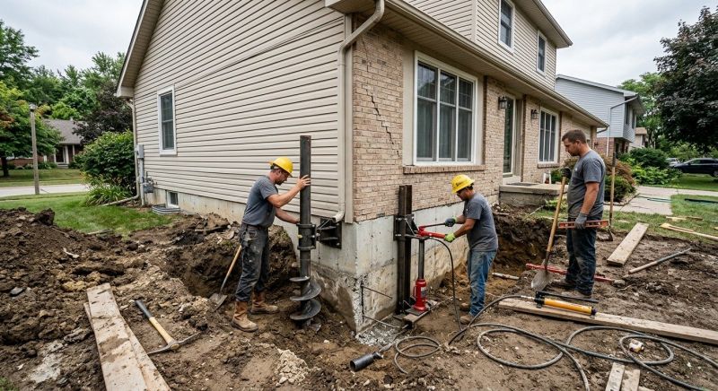 House Foundation Repair in Columbus, OH