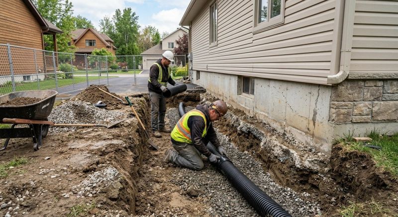 Rainwater Drain Installation in Tuscaloosa, AL