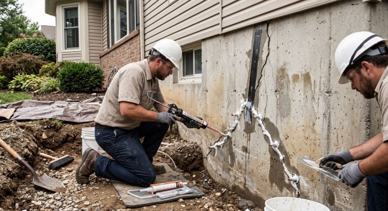 Structural Crack Repair in Columbus, OH