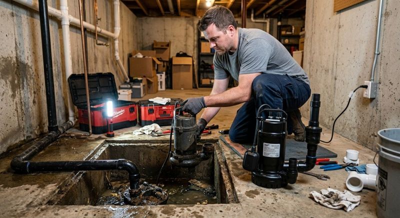 Sump Pump Plumbing in Huntsville, AL