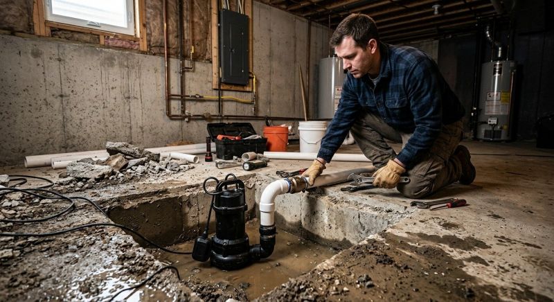 Sump Pump Relocation in Pompano Beach, FL